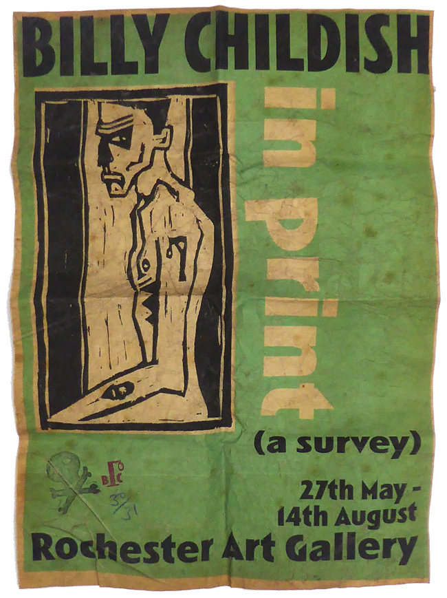 Billy Childish In Print Poster